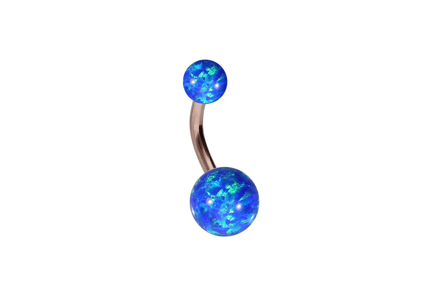 Titan Bananabell Piercing SYNTHETISCHE OPALE